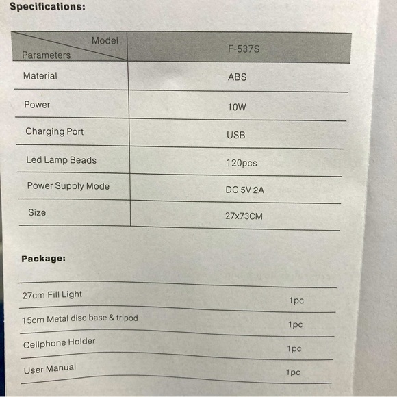 🆕 Ring Light with Phone Holder - Picture 4 of 7